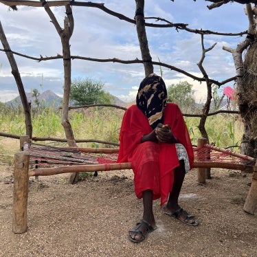 RSF fighters took 18-year-old “Hania” from her home in Fayu, South Kordofan when she was three months pregnant. They held her at a military base and repeatedly raped her for three months before she escaped. 