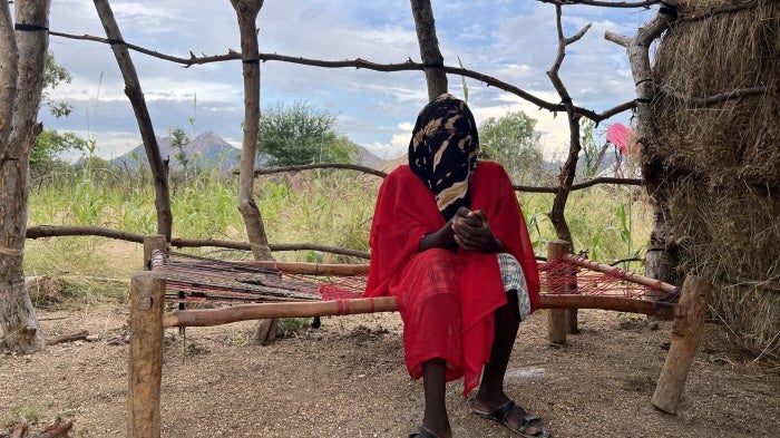 RSF fighters took 18-year-old “Hania” from her home in Fayu, South Kordofan when she was three months pregnant. They held her at a military base and repeatedly raped her for three months before she escaped. 