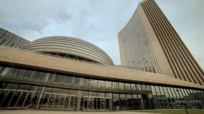 A picture of the African Union headquarters in Addis Ababa, Ethiopia.