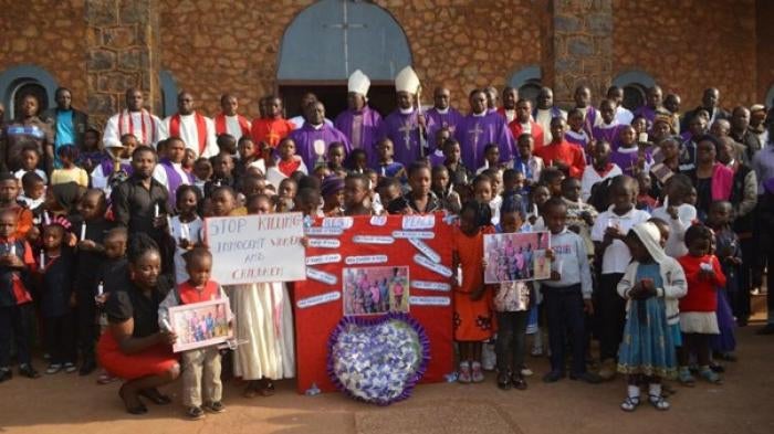 Memorial ceremony held on February 21, 2020 at the Saint Theresia Cathedral l in Kumbo, North-West region, Cameroon, for victims of the Ngarbuh massacre.