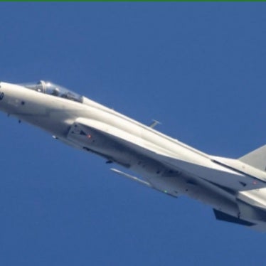 A Nigerian military aircraft, the CAC/PAC JF-17 Thunder.