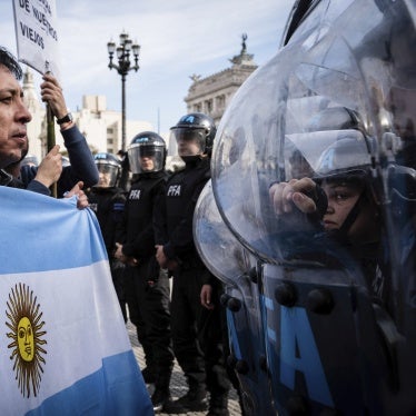 Tens of thousands of retirees, unions and organizations mobilize in front of Argentina’s National Congress to protest President’s Javier Milei's veto of the Pension Mobility Law, Buenos Aires, Argentina, September 11, 2024. 