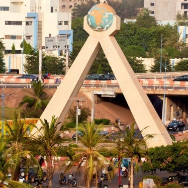 The monument of peace in Bamako, Mali, September 2024.