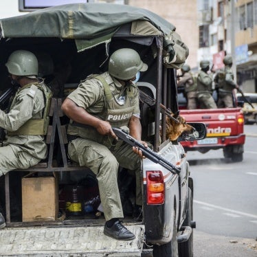 Police deploy amid opposition protests in Maputo, Mozambique