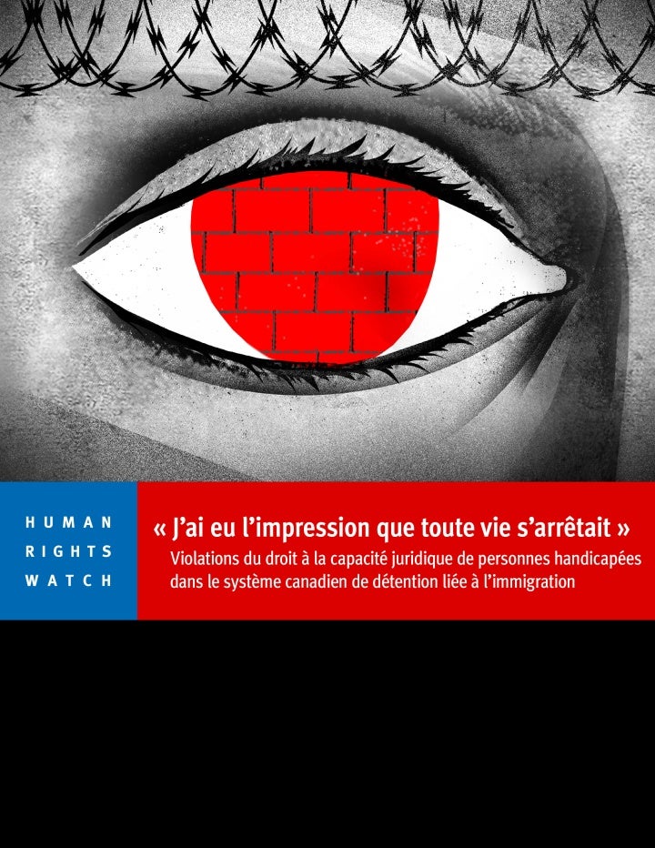 Report cover in French