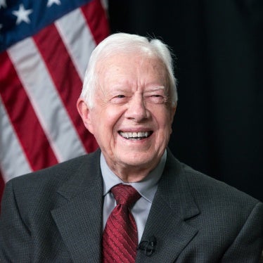 Former US President Jimmy Carter. 