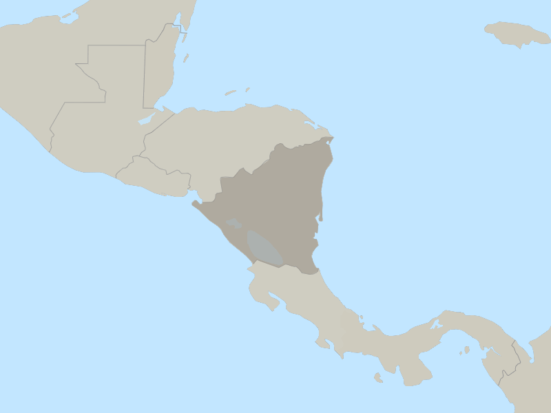 map of Nicaragua