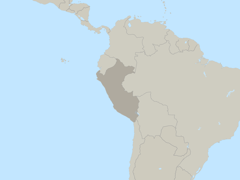 map of Peru